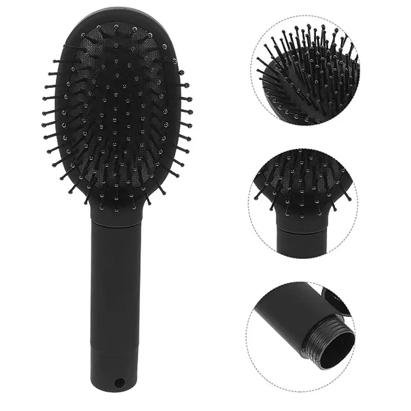 Sight Secret sisir rambut Compartment Comb Compartment penyimpanan tersembunyi kompartemen penyimpanan penyamar perjalanan buangan wadah aman menyembunyikan kalung cincin uang tunai