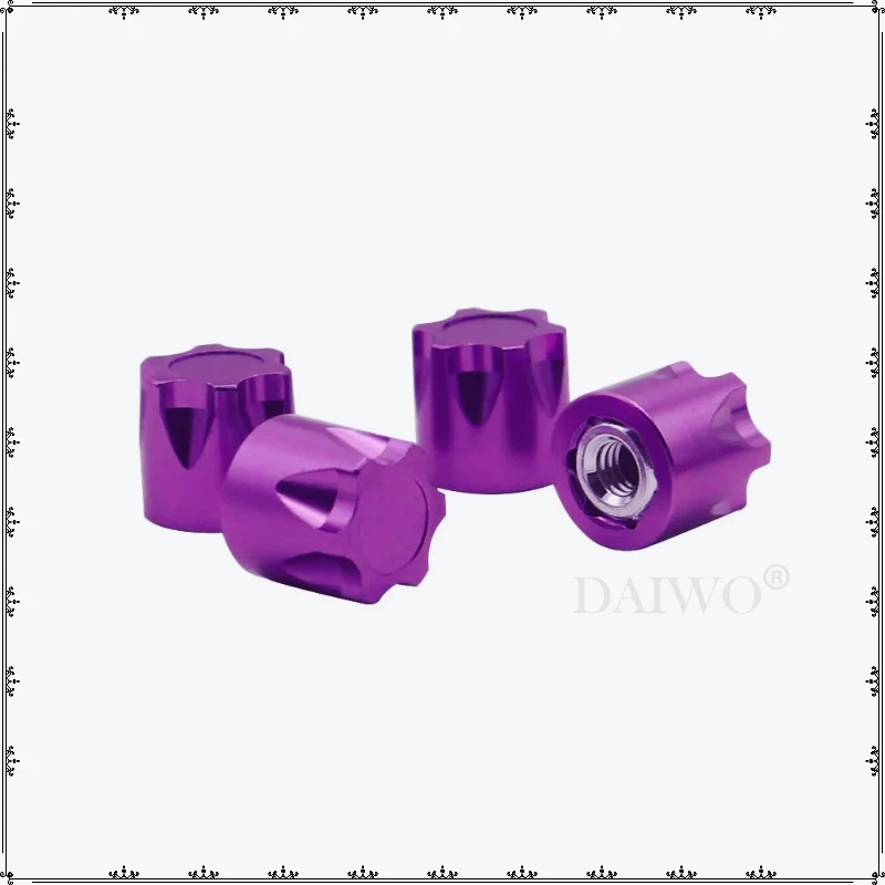 4pcs Cnc Aluminum Alloy M4 Nut Wheel Rim Hat Cap for 1/10 Rc Crawler Traxxas Trx4 Trx6 Slash D90 D110 Scx10 Rc Tamiya Yokomo Hsp