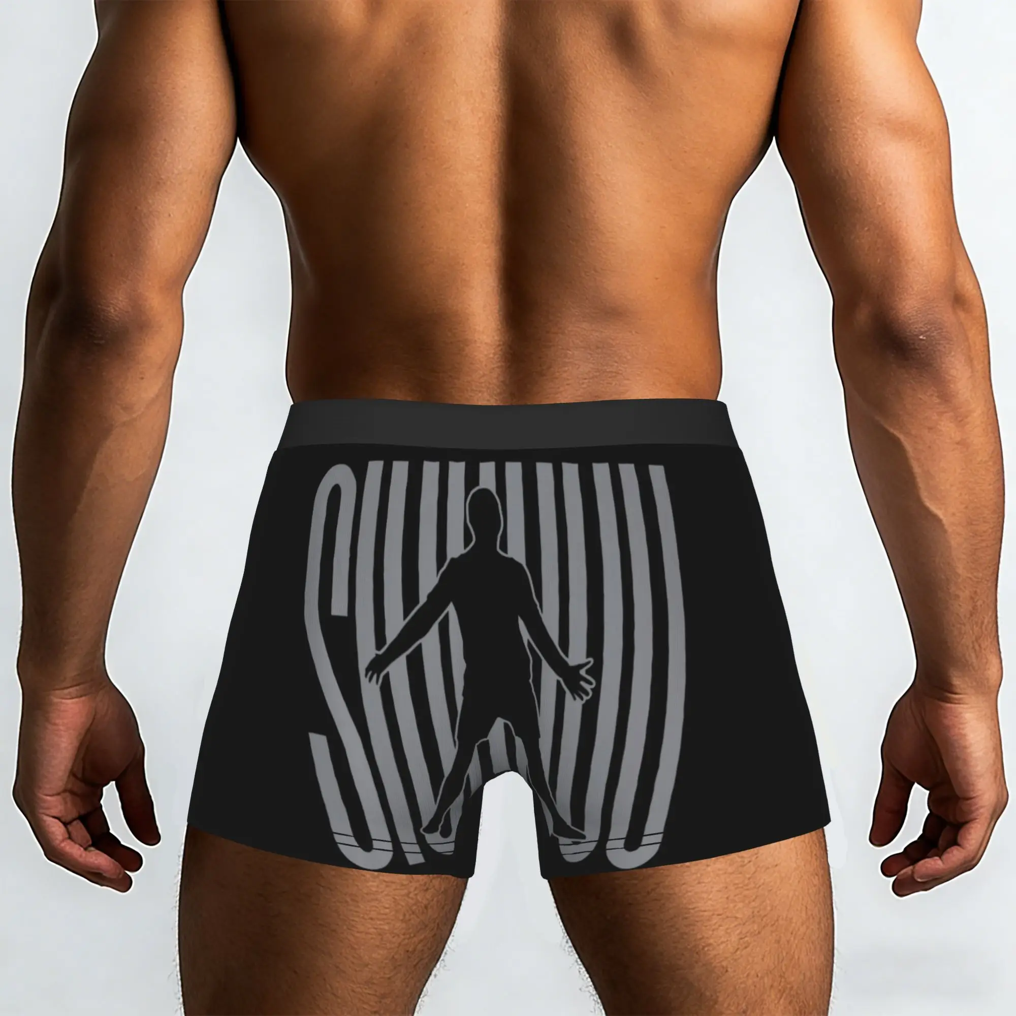 Football Boys Men Women Soccer Player Siuuu siuuu Underpants Breathbale Panties Men's Underwear Print Shorts Boxer Briefs