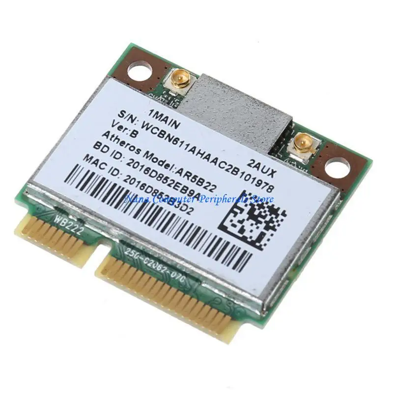 F68C Half Mini PCIe WLAN Wifi Wireless Card 300M Bluetooth4.0 Adapter AR9462