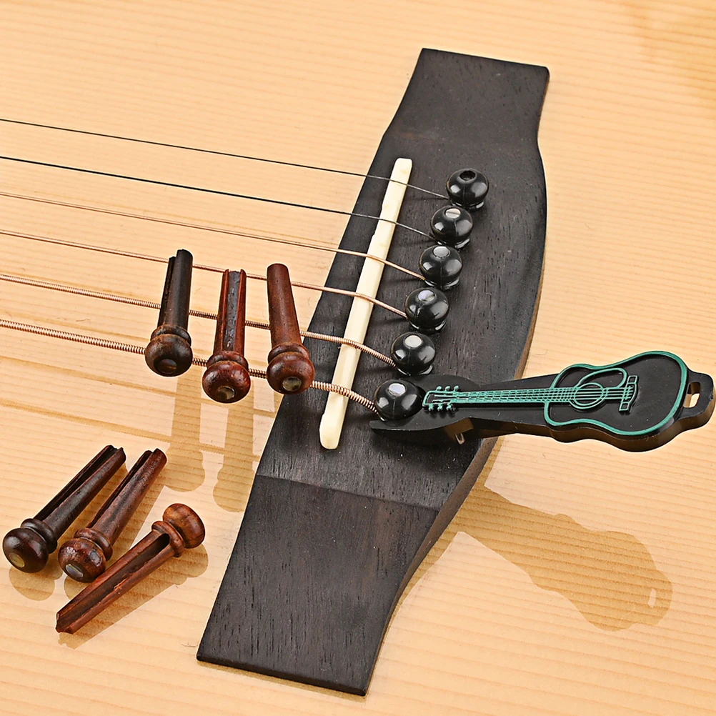 

Guitar String Set Professional Bridge Pin Peg for Puller Tuning Pullers Instrument Pegs