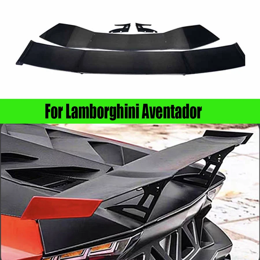 For Lamborghini Aventador LP700 LP720 LP750 carbon fiber Tail fins Rear Spoiler Guide Wing Rear Wing diverter body kit