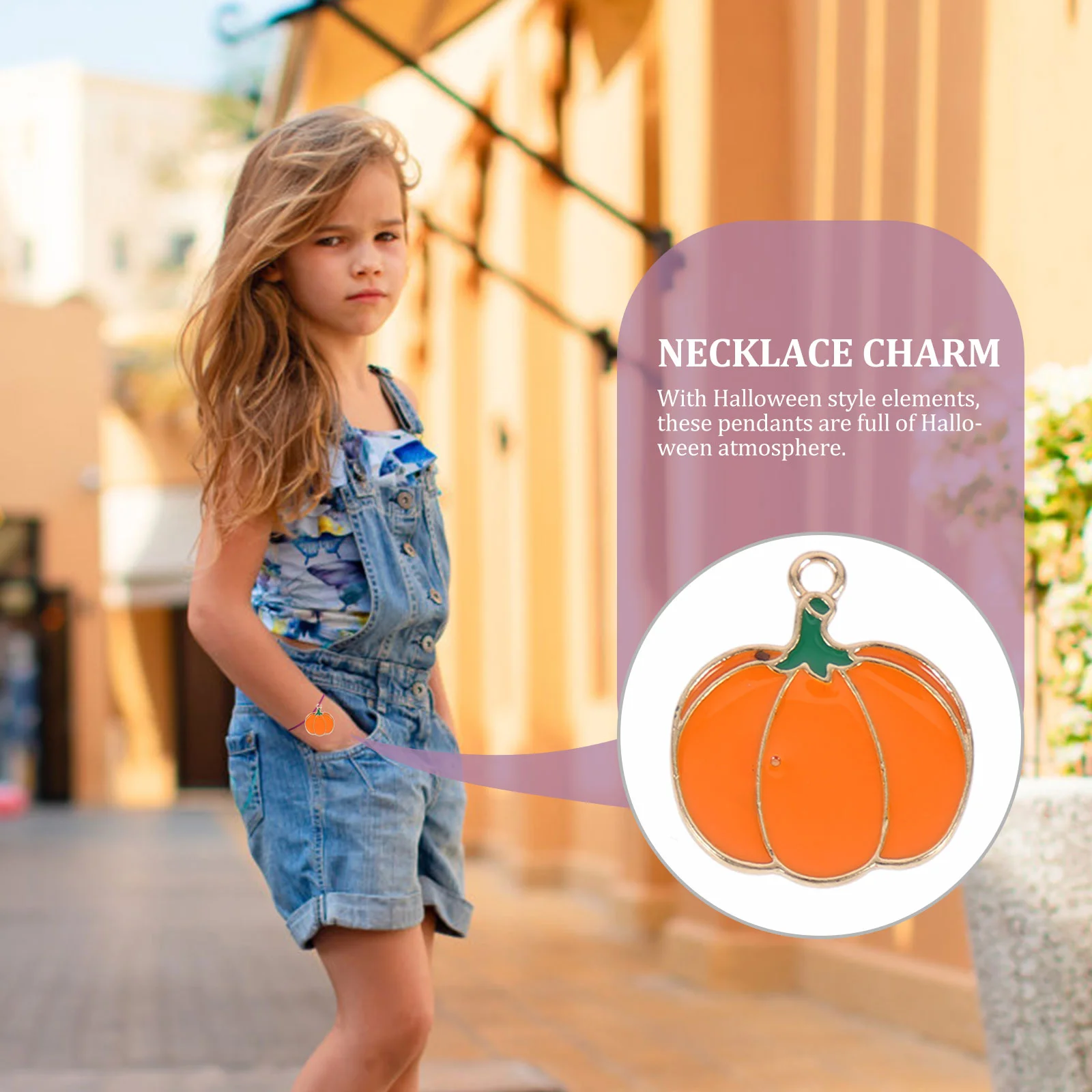 20 Pcs Pumpkin DIY Pendant Halloween Atmosphere Style Pendants Decorate Design Jewelry Accessory Earring Charms