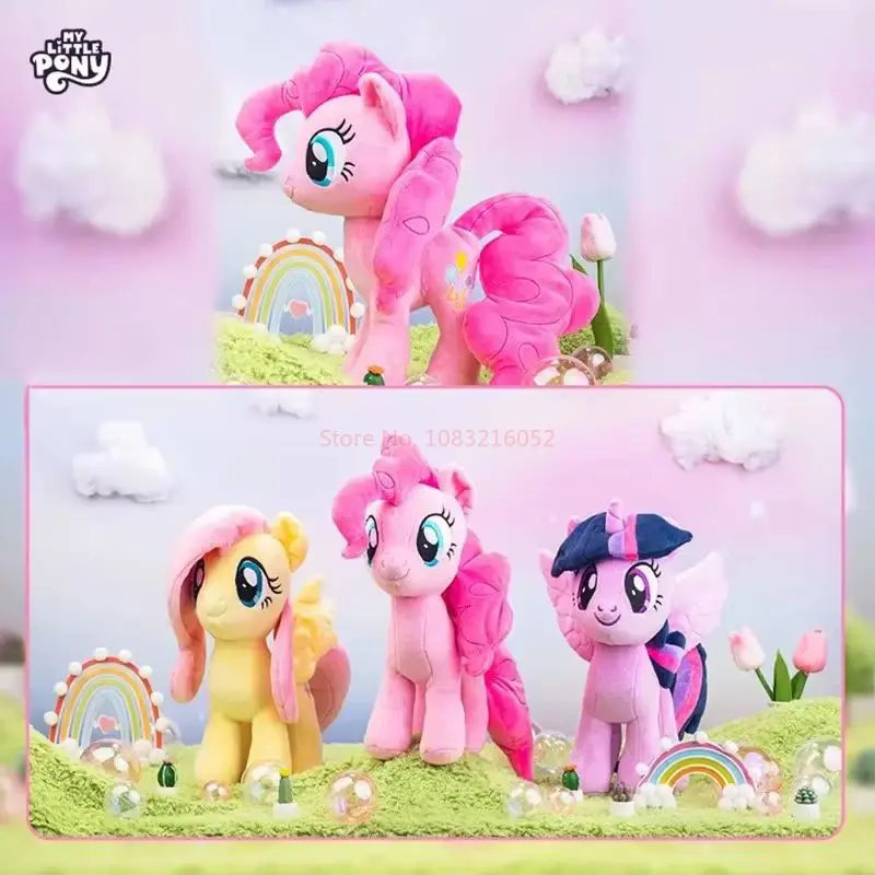 My Little Pony Butter Prototype Peluche pour Enfants, Peluche Anime, Doux, Animal, Oreiller Figure, Fille, Coeur Fluttershy Canapé, Jouets Cadeau, 30cm