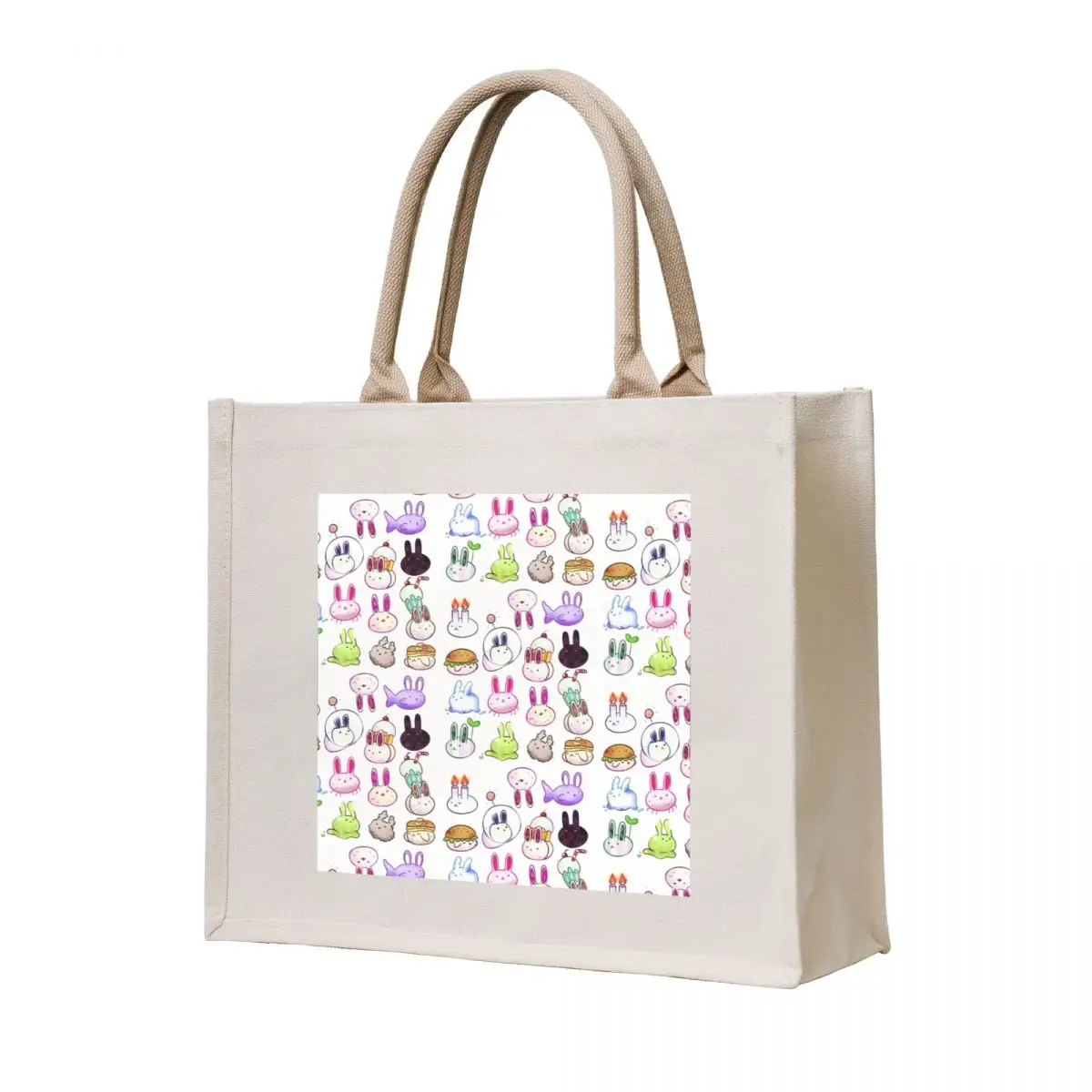 

OMORI Bunnies Tote Bag hand bag ladies shopper bag women Shopping bags shopping logo