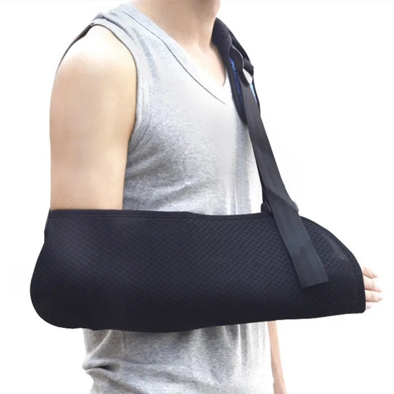 1x Adjustable Breathable Arm Sling Universal Support Shoulder Strap Brace Immobilizer Wrist Elbow Forearm Support Brace Strap