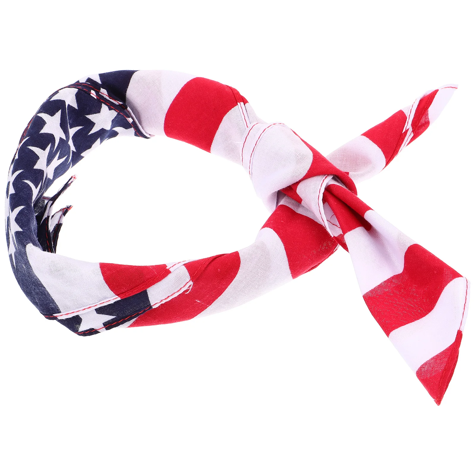 

Multifunctional Headscarf Headband Usa Flag Bandana Cotton Single Color Formal Suit Pocket Square Fashion Trend Handkerchief