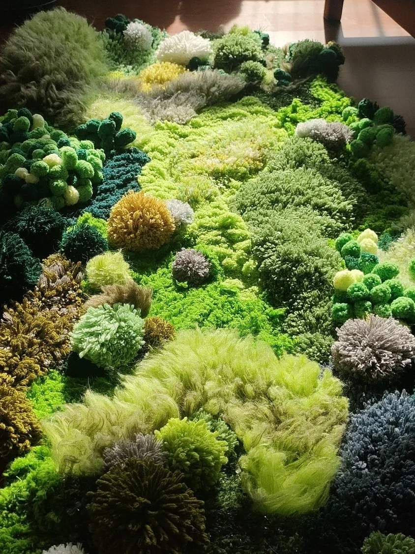 جميع الأشياء حزمة مواد السجاد الطحلب الخام #3