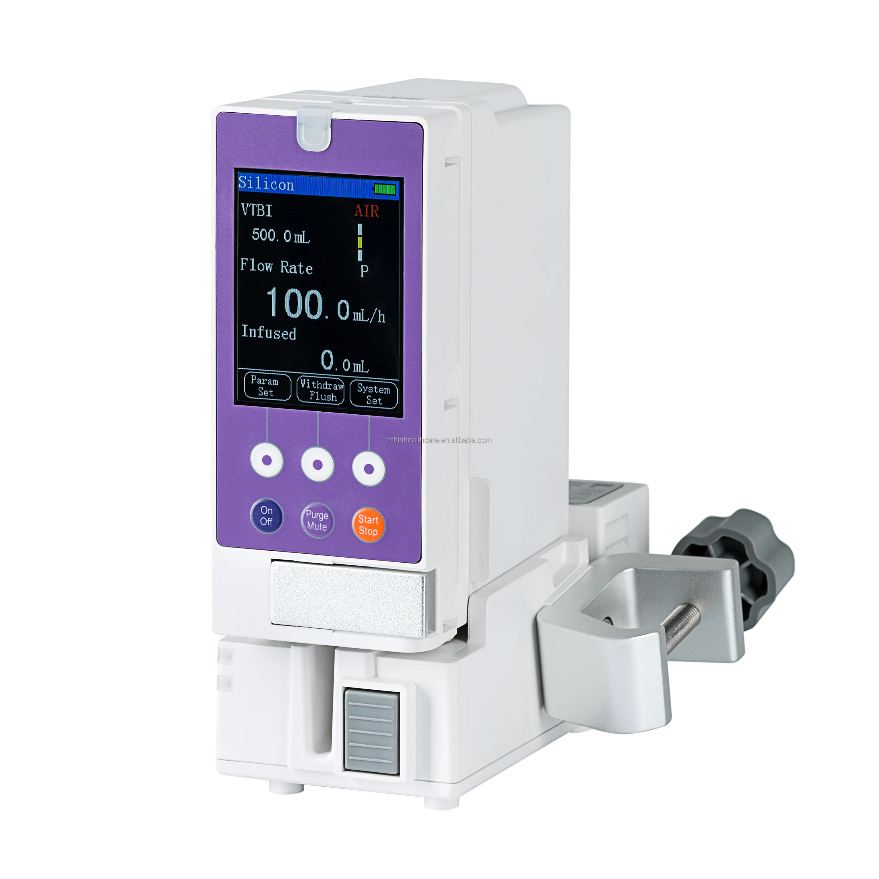 Electric Clinic Nutrition Feeding Pump with Enteral Syr-inge Infus-ion Made of Metal and Plastic for Patient Use