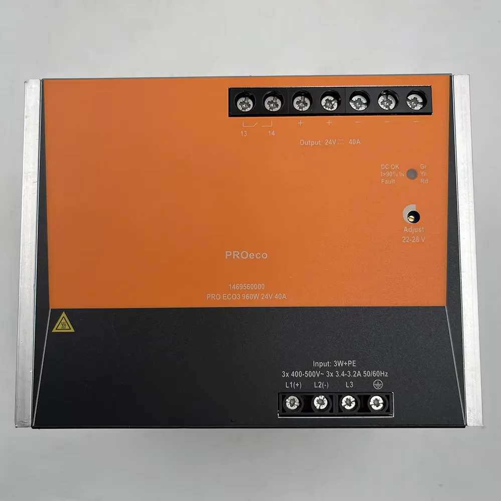 Weidmuller 스위칭 전원 공급 장치 모듈 가이드 레일, 1469560000 PRO ECO3, 960W, 24V, 40A