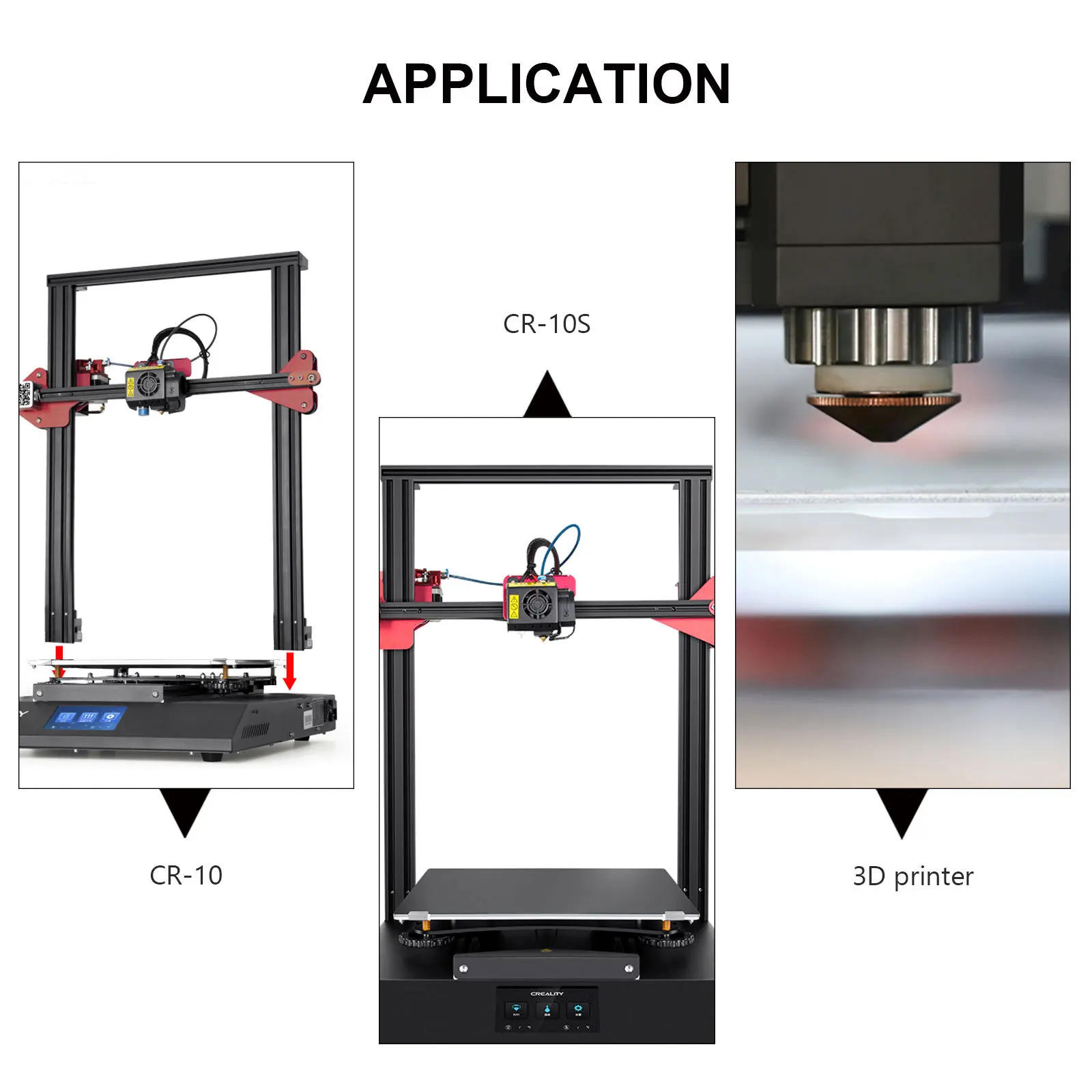 

1Set 3D Printer Supplies Hand Nut Leveling Large Size Upgraded Hot Bed Compression Springs Stable Printer Parts