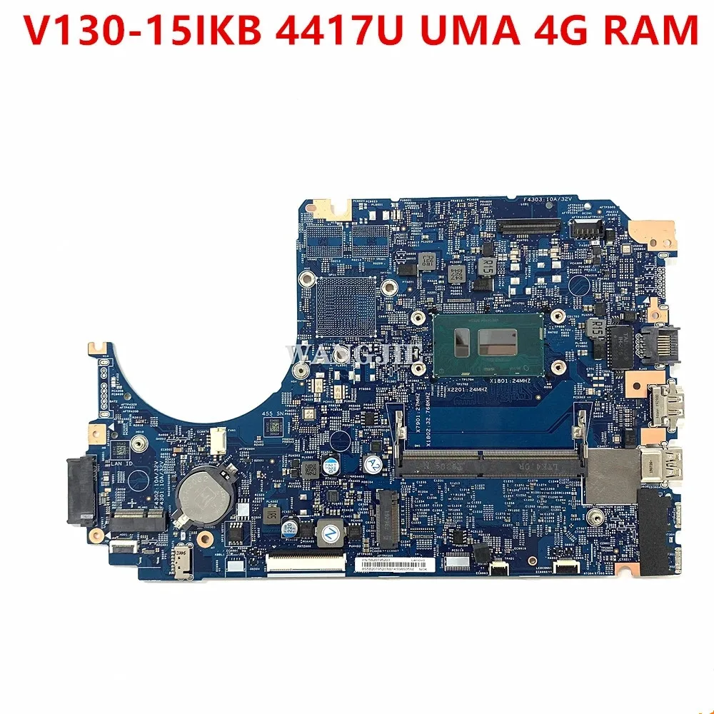 For Lenovo V130-15IKB Laptop Motherboard With Celeron CPU I3-7020 I3-6006U I7-7500U+ 4G RAM 17807-3M 448.0DC05.003M