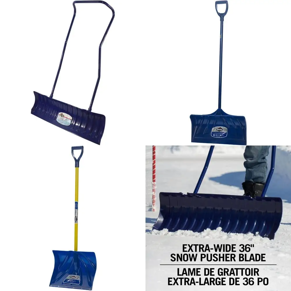 

Garant YPP36KU Yukon 36-дюймовый очень большой эргономичный снежный толкатель со стальной ручкой