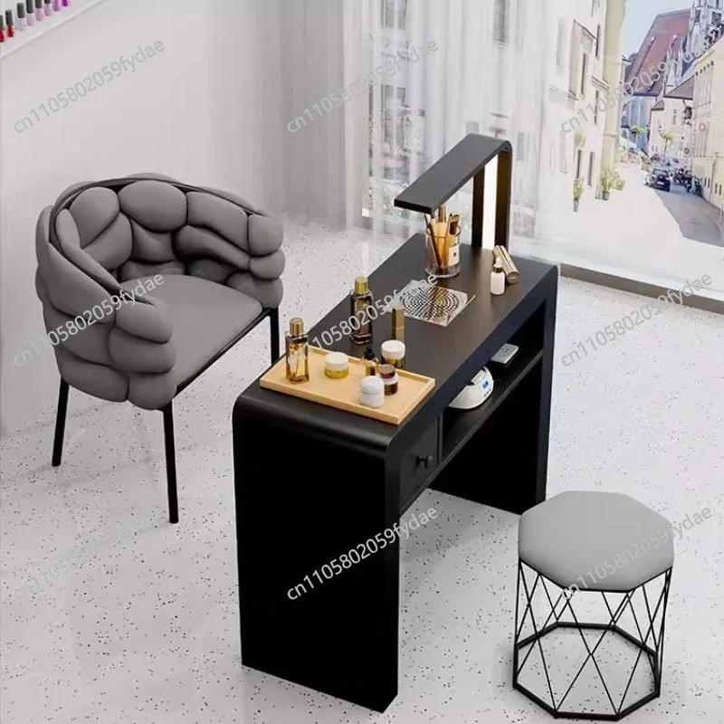 Chair Nail Desk Marble Shower Service Nail Desk Dust Collector Mesa Para Scrivania ShowerPer Unghie Trendy Furniture