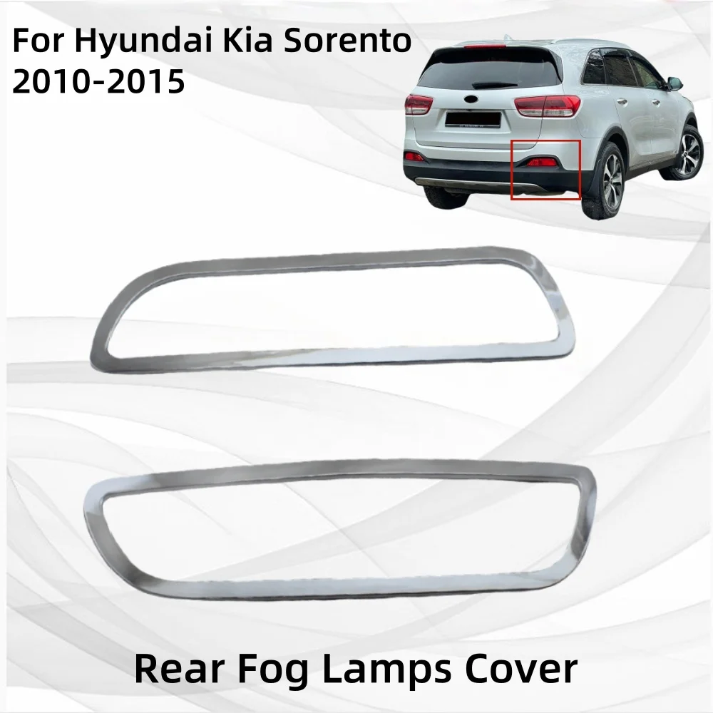 

Car Accessories Exterior Components Decorate For Hyundai Kia Sorento 2010 2011 2012 2013 2014 2015 Rear Fog Lamps Cover Trim