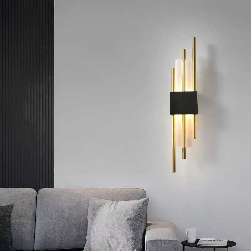 Modern high-end upgraded design LED wall lamp, bedside lamp, indoor home decoration lighting, background wall atmosphere lamp