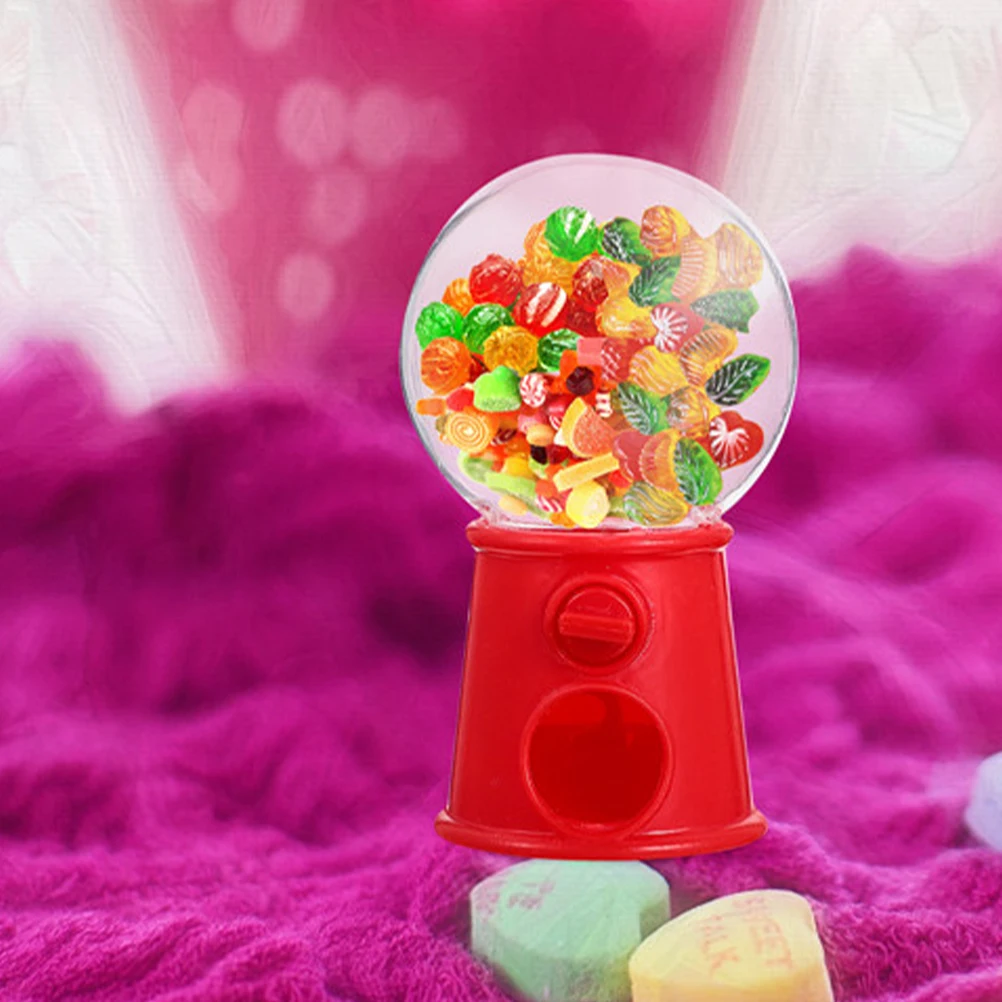 

10pcs Candy Machine Kids Vending Toy Sweet Dispenser Grabbing Machines Mini Red Reusable Safe Material Hand Eye for Gumballs