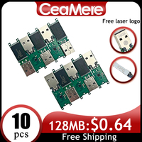 CeaMere factory wholesales 10PCS of flash drive pen drive chips, 256MB, 512MB, 1GB, 2GB, 4GB, 8GB, 16GB, 32GB, 64GB, 128GB