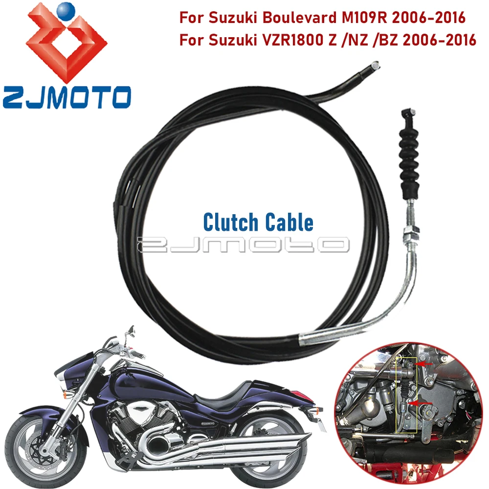 Motorcycle Accessories Replacement Clutch Cable For Suzuki Boulevard M109R VZR1800 Z NZ BZ 2006-2016 Black Clutches Control Wire