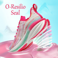 ONEMIX Women Running Shoes Breathable Chinese style Character Vamp Air Cushion Female Sport Shoes Outdoor Walking Sneakers
