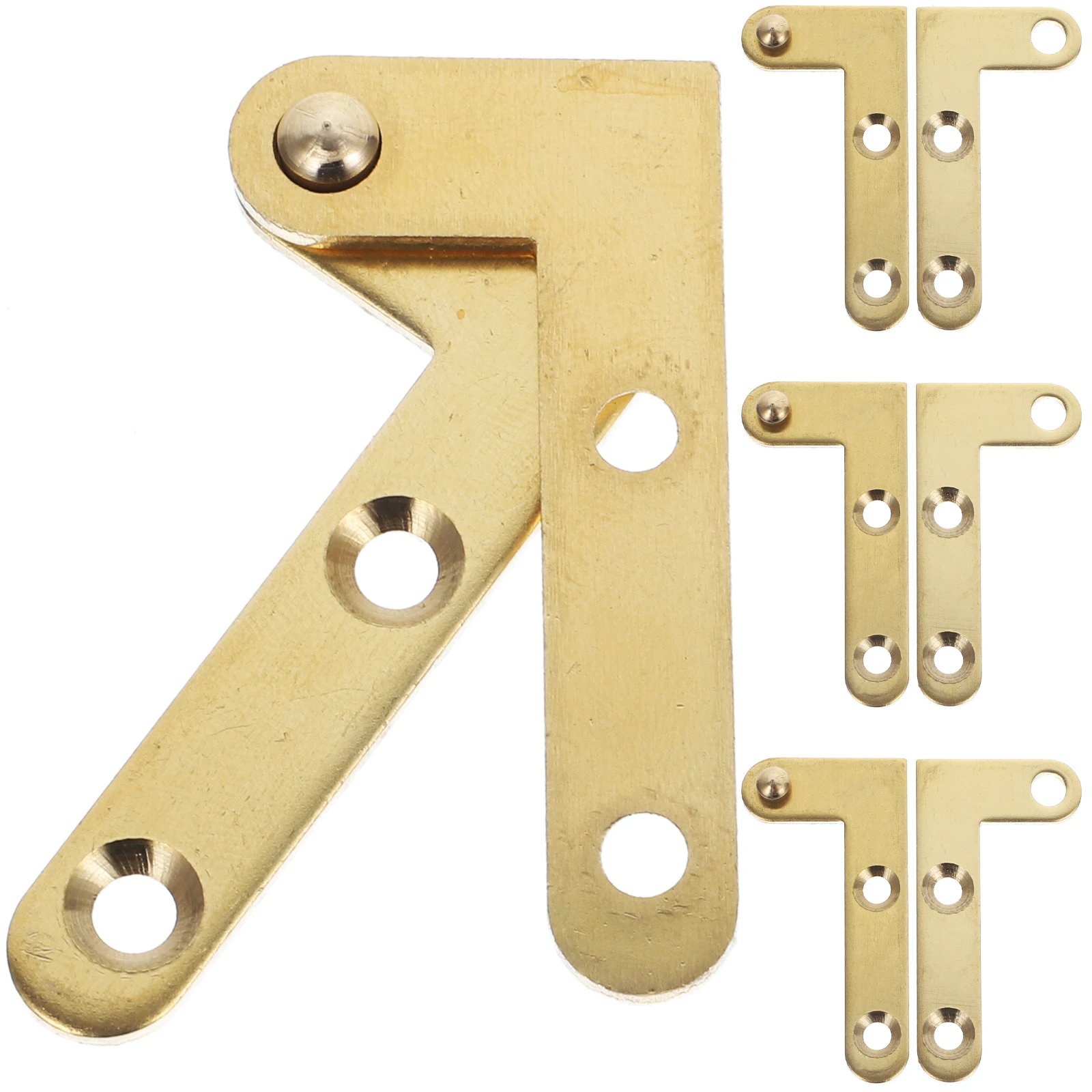 

4 Sets Copper Hinge Concealed Shaft Door Pivot Hidden Hardware up Attic Ladder Replacement