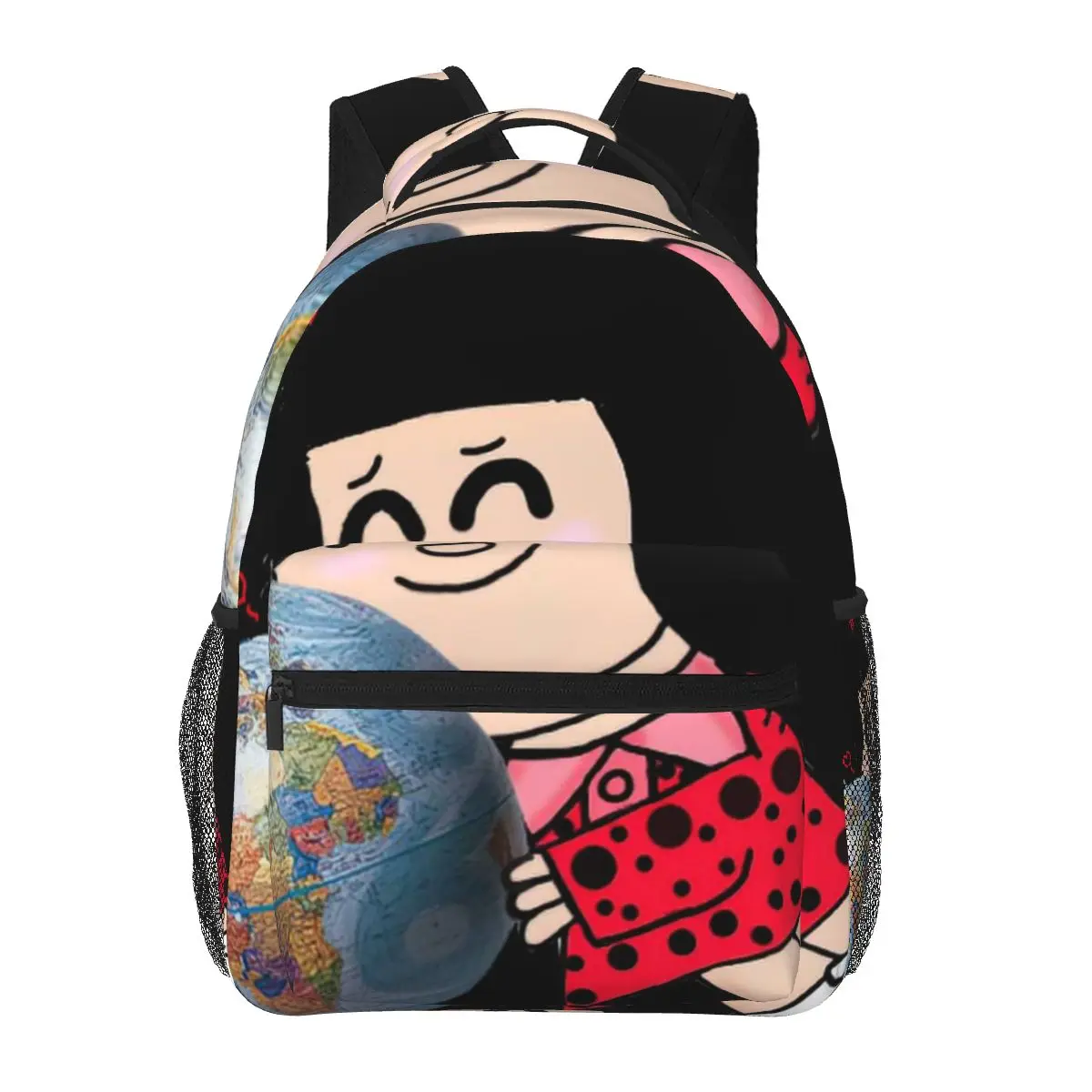 

Mafalda Backpack for Girls Boys Travel RucksackBackpacks for Teenage school bag