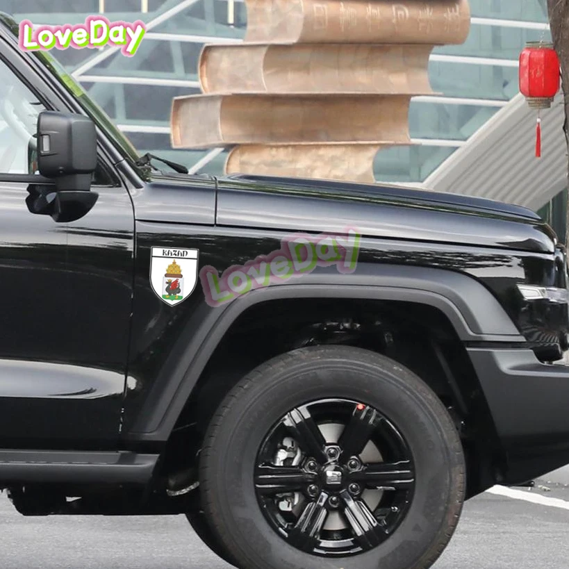 ملصق العلم الروسي للسيارة والدراجات النارية ، ملصق الفينيل المرح ، شارة المدينة ، سانت روسيا ، كازان ، سامارا ، نوفوسيبيرسك #3