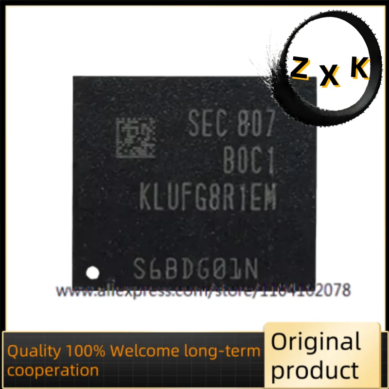 

Абсолютно новый, KLUFG8R1EM-B0C1 UFS 2,1 512 ГБ, IC