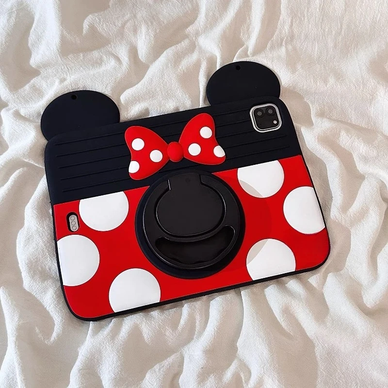 

Mickey Silicone Soft Ipad Case for Ipad Air7 2025 11th A16 2024 Air6 Pro 11in Tablet Case 10th 10.9in 9th 10.2 Protective Cover