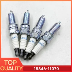 4pcs/lots 18846-11070 SILZKR7B11 Iridium Spark Plug For HYUNDAI SONATA 8 ELANTRA GENESIS SANTA FE TUCSON ACURA 1884611070