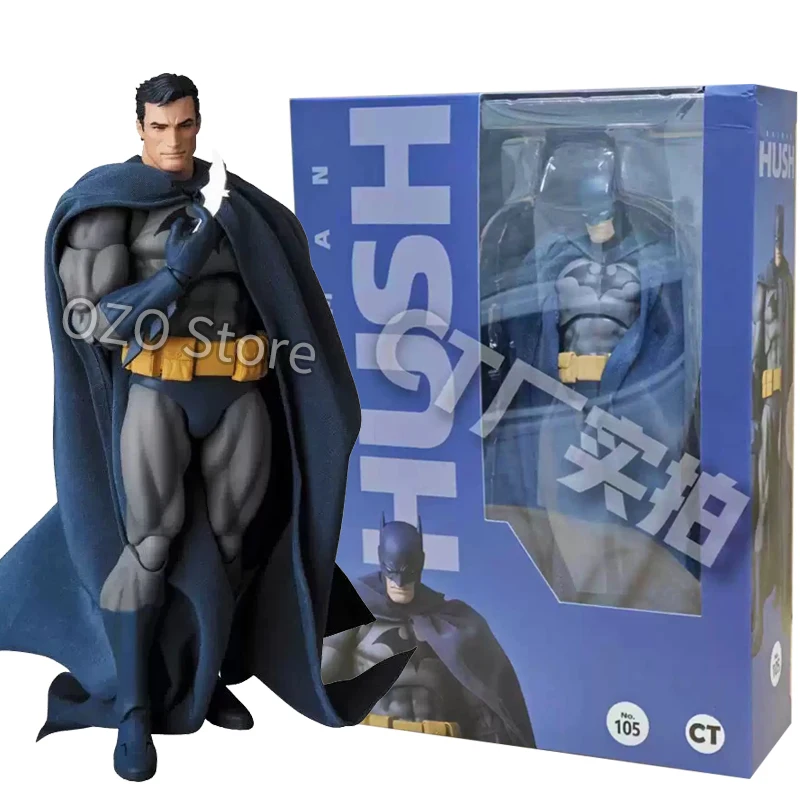 حار جديد CT اللعب باتمان هوش النسخة الزرقاء Mafex 105 النسخة السوداء تيار مستمر بات رجل أنيمي عمل الشكل تمثال جمع نموذج اللعب