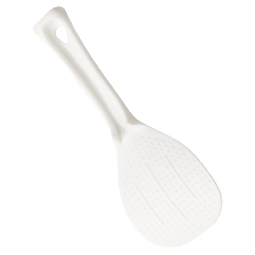 

Reusable Rice Spoon for Electric Cooker White Smooth Surface Compact Kitchen Paddle Easy Clean Storage Suitable Home Hotel