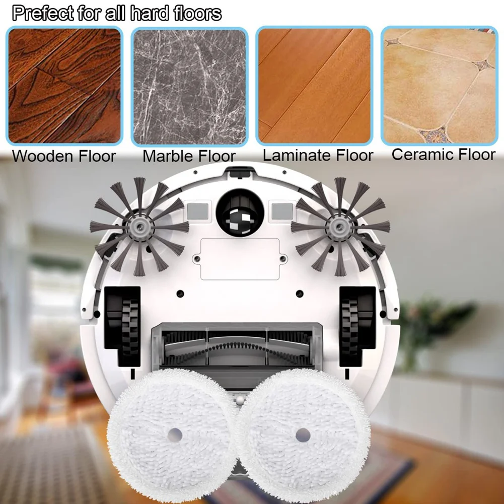 ABLN-Mop Tuch Pads kompatibel für Bissell 3115 Roboter Staubsauger Ersatzteile Zubehör