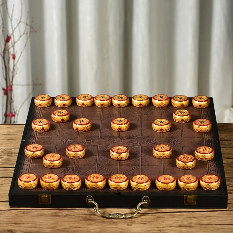 

Family Wooden Chess Games Backgammon Table Memory Boardgame Chess Games Children Travel Piezas De Ajedrez Chess Decoration