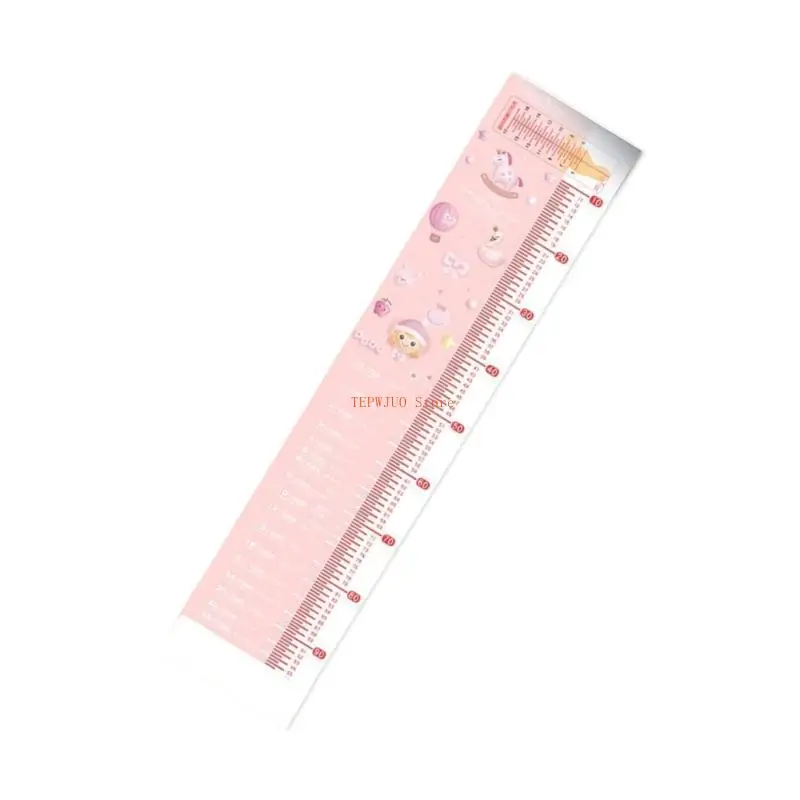 U50F الرضع ارتفاع قياس حصيرة جميل طفل أطفال ارتفاع حاكم الارتفاع قياس متر لقياس سهلة ودقيقة #2