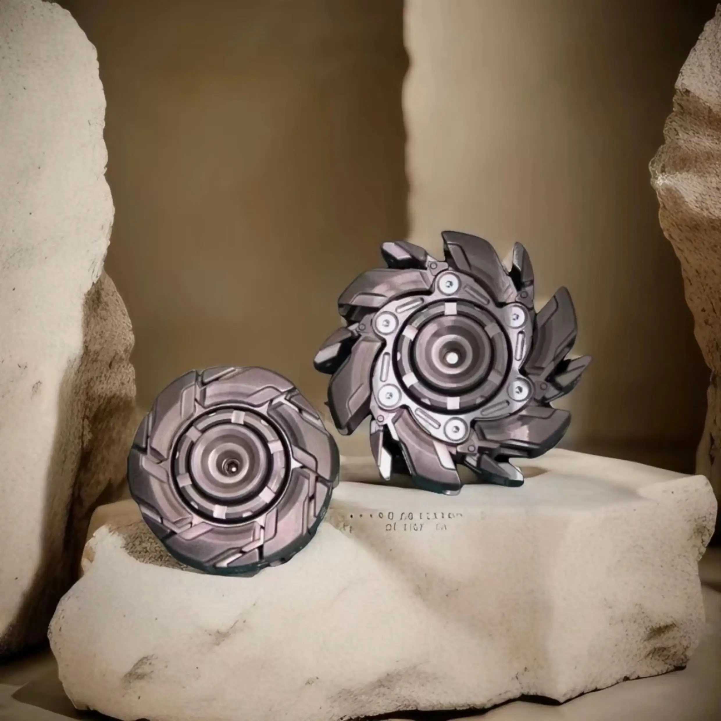 

Neolithic Wash Grumpy 08EDC Open Nail Fingertip Spinning Steel Restless Decompression Artifact Stress Relief Toy Blind Box