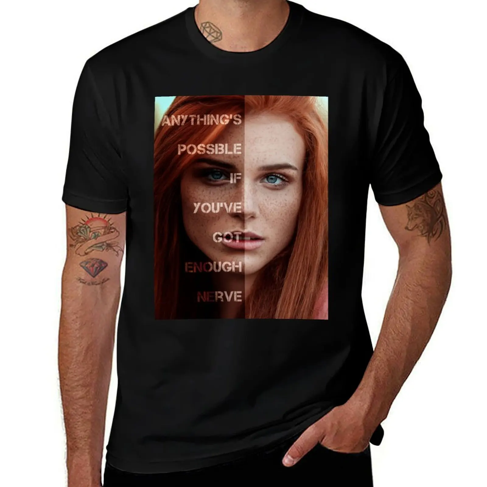 Ginny Weasley - Got enough nerve T-Shirt Sweat Resistant Workout Tee Shirt