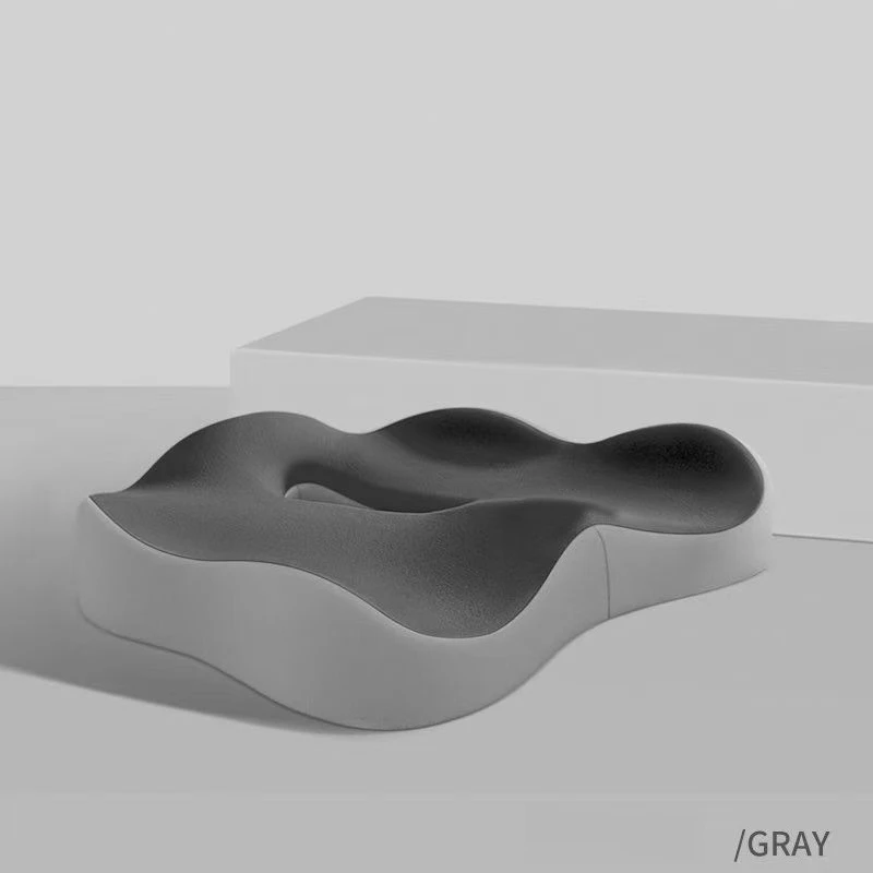 1 szt. Poduszka lędźwiowa 3D do samochodu, ergonomiczna z pianki memory do łagodzenia bólu w dolnej części pleców, również do użytku w biurze i w wózkach inwalidzkich