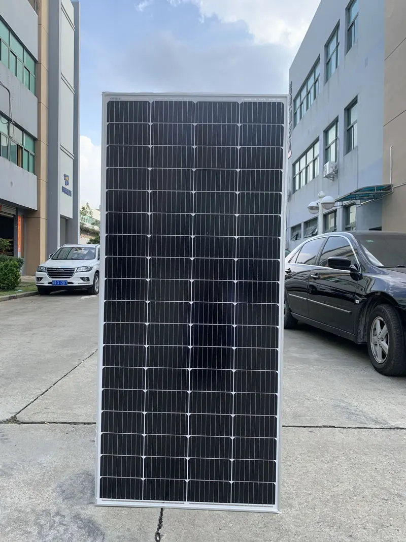 Pannello solare mono a metà taglio 300W 24V 3000W Batteria solare Sistema di energia solare per auto domestiche Campeggio Roulotte Camper RV