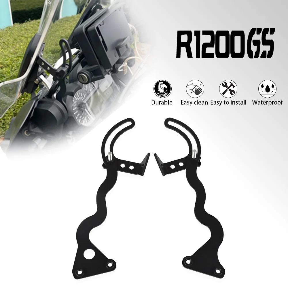 FOR BMW R1200GS LC /Adv R1250GS Additional Windshield Windscreen Reinforced Bracket Mount R 1250 GS Adventure 2018-2024 2022 ADV