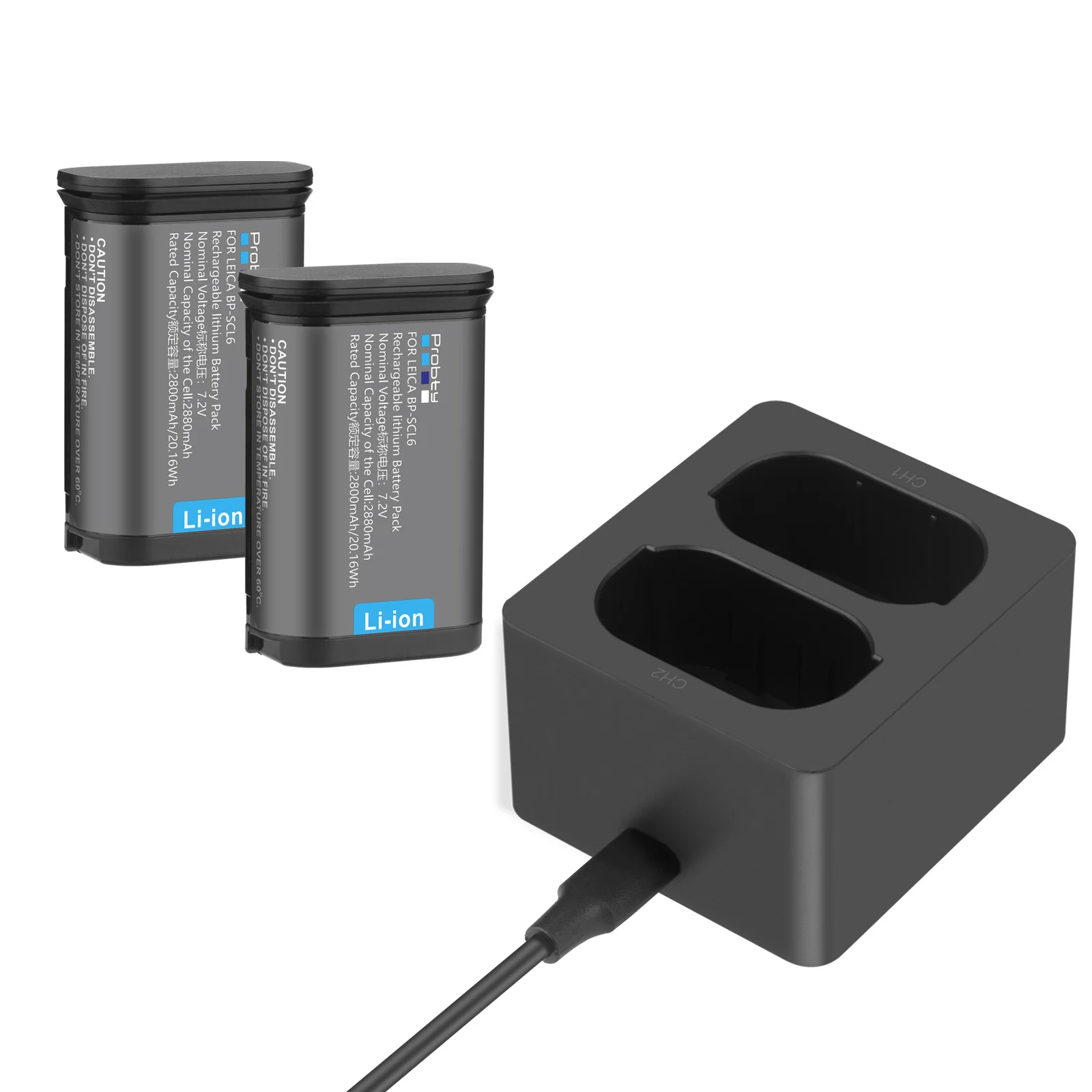 BP-SCL6 Battery for Leica Q2 SL2 SL2-S Q3