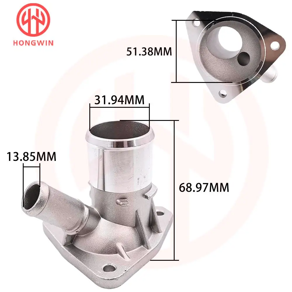 1336C9 Cooling Thermostat Housing 9618664180 for CITROEN BERLINGO EVASION JUMPY XANTIA XSARA FIAT SCUDO PEUGEOT 205 306 EXPERT