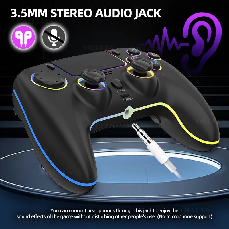 Headphones Ps5 Controller 5mm Wireless Gamepad For PS5 Controller For  Playstation DualSense PS4/PS3 PC Gaming Controller With Vibration/Multi  Touch Joystick AliExpress 44