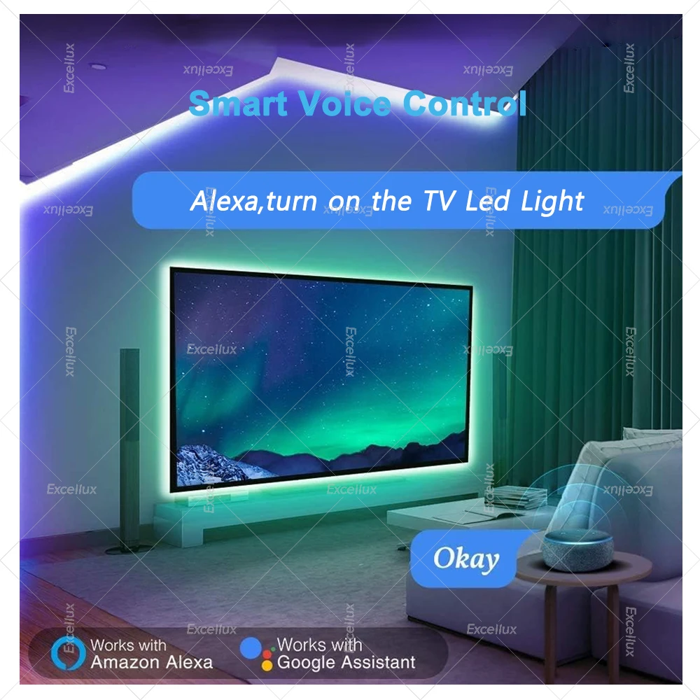 Smart Zigbee USB Led Lights Tuya RGB Led Strip DC 5V 5050 Smart Led TV Back Lighting Works With Alexa Amazon Google Home Gateway