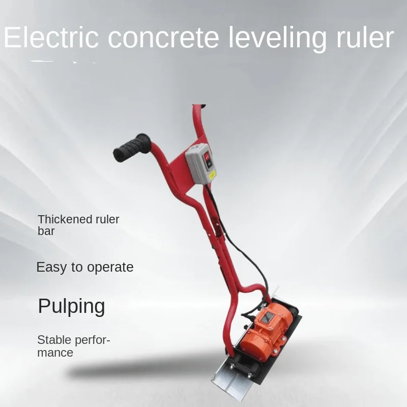 Electric Concrete Vibration Concrete Pavement Levelling Ruler Hand-Held Vibration Leveling Machine