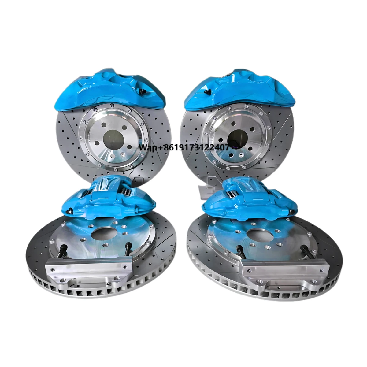 

Высокопроизводительный комплект 4-поршневых тормозных суппортов GT4 для автомобилей с дисками 330-355 мм и 19-дюймовыми колесами, новый