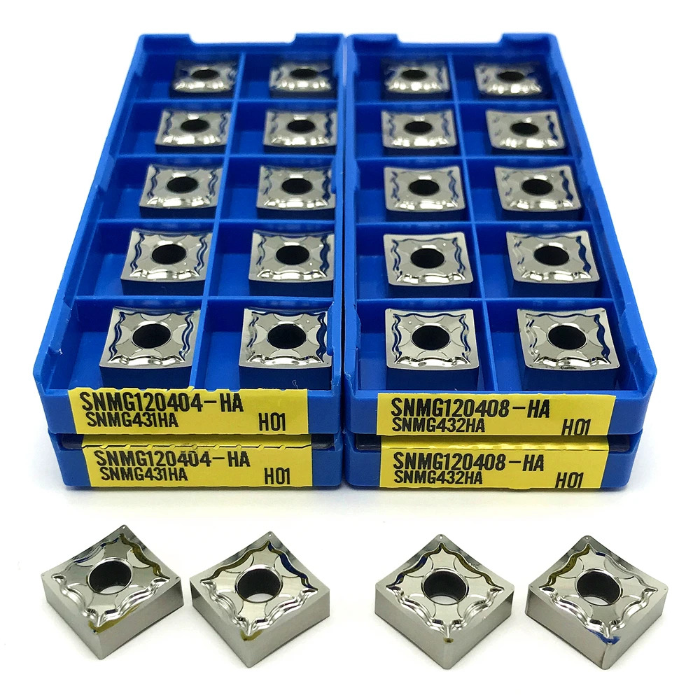 SNMG120402 SNMG120404 SNMG120408-HA H01 Алюминиевая вставка Токарный станок с ЧПУ Режущая вставка Медь Алюминий Обработка дерева
