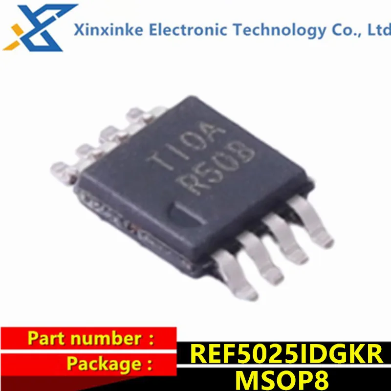 5PCS REF5025IDGKR R50B VSSOP-8 Voltage References Lo Noise Very Lo Drift Prec Vltg Ref Series Precision References Brand New