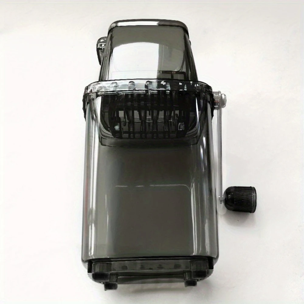 

Compact Manual Ice Crusher - Hand-Crank Shaver for Cocktails, Smoothies, Snow Cones, Easy to Use & Clean, Ideal for Home, Kitche