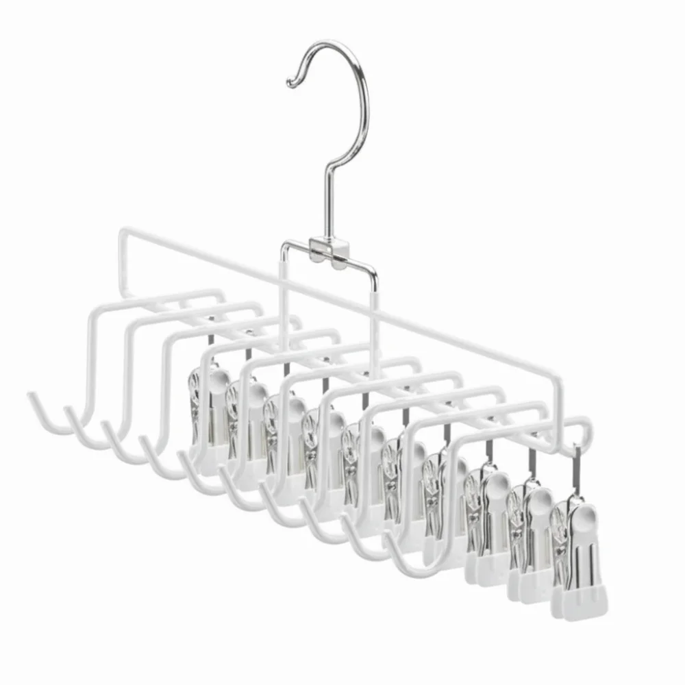 

10 Clips Baseball Hat Organizer Rack Hanging Saving Space Towel Hanger Clip Windproof Non-Slip Clothes Clip Closet